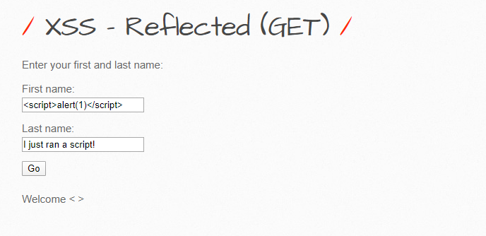 2.: Classification of XSS payloads (exemplified)